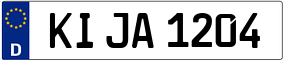 Truck License Plate